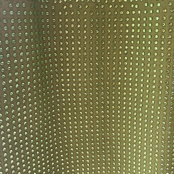 NWT House of Harlow 1960 Green. Two Piece Set. Green Rhinestones all over.Sz S - Picture 10 of 13